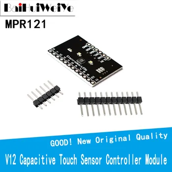 1 шт. Емкостный сенсорный датчик MPR121, модуль контроллера, интерфейс I2C, клавиатура, ЖК-сенсорная панель, зуммер, плата разработки для Arduino