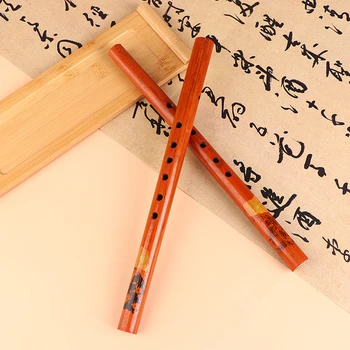 1 шт. Прочная китайская Традиционная Флейта длиной 33 см, исполняемая на бамбуковой Сяо Дизи Вертикальной Бамбуковой флейте Музыкальный Инструмент