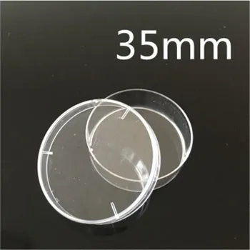 10 шт. Высококачественная чашка Петри для лабораторной посуды бактериальных дрожжей Диаметр 35 мм Высота 15 мм