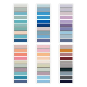 1200 листов цветного стикера Morandi для заметок, самоклеящаяся наклейка-закладка
