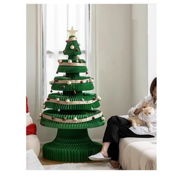 18 бумажных елочных украшений и декораций 2023 Creative home Christmas lights, реквизит для раскладывания елочной столешницы