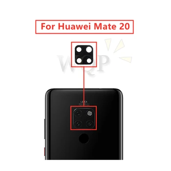2 шт. для задней стеклянной линзы камеры Huawei Mate 20 Замена стеклянной линзы задней камеры Ремонт запасных частей с помощью клея