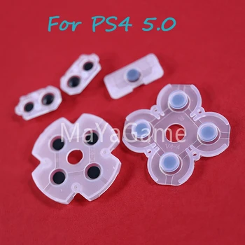 20 комплектов Мягких Резиновых Силиконовых Проводящих Клейких Кнопочных накладок для Sony PS4 PlayStation 4 JDS-050 JDM-055 5.0 Контроллер