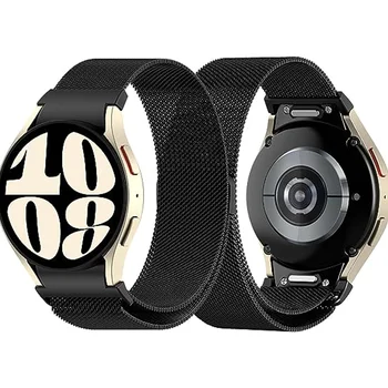 20 мм Ремешок Для Samsung Galaxy Watch 6/5/4/Classic 47 мм 43 мм 40 мм 44 мм Браслет С Магнитной Петлей correa Galaxy Watch 5 pro 45 мм Ремешок