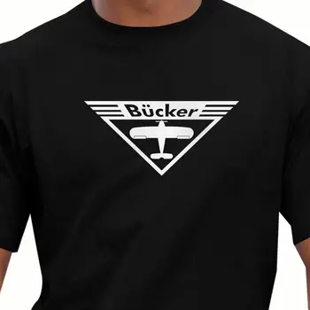 2019 Новый бренд повседневной приталенной брендовой одежды Aeroclassic Retro Bucker Aircraft Мужская хлопчатобумажная футболка с принтом