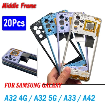 20шт, Оригинальная Средняя Пластина Для Samsung Galaxy A32 4G/A32 5G/A33/A42 Корпус Держателя Средней Рамки С Заменой Бокового Ключа