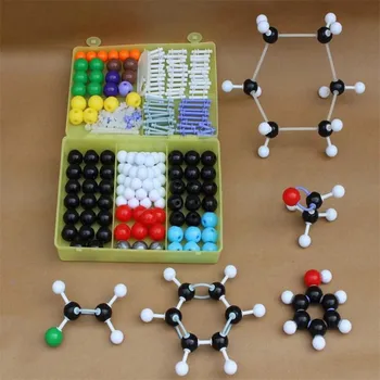 269 шт./лот Набор Молекулярных моделей ZX-1004 Kit-Общая и Органическая Химия Для Школьных лабораторных исследований