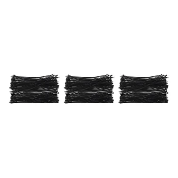 300 шт 150 X 1,8 мм Нейлоновая стяжка для электрического кабеля Черного цвета