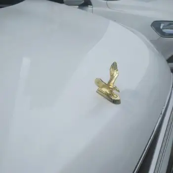 3D наклейка с изображением Орла для автомобиля, Трехмерный логотип автомобиля, Персонализированное украшение капота, Крылья Орла, Модифицированные автомобильные наклейки, аксессуар