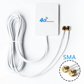 4G 3G LTE Антенна LTE Antena SMA Разъем Внешняя Антенна для 4G Модема Маршрутизатора Адаптер Разъем 2 М Кабель Huawei 4G LTE Антенна