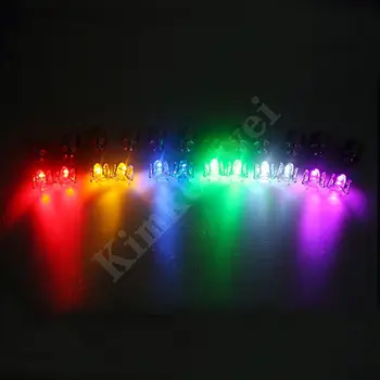 6 Пар 6-цветных светодиодных сережек с подсветкой, новые