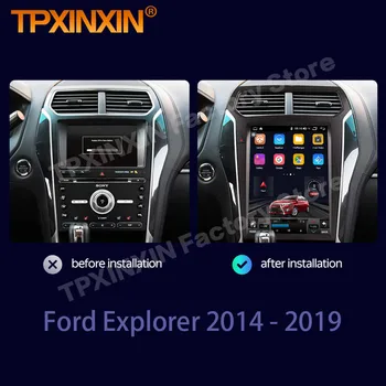 8 + 256 ГБ Android 12 Carplay Radio Coche с Bluetooth для Ford Explorer 2014 2015 2016 2017 2018 2019 Автомобильный Мультимедийный GPS