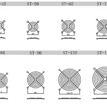 9 см корпус компьютера металлическая защитная сетка для вентилятора 9 см защитная сетка для вентилятора 9025 9015 9010