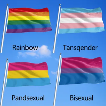 90x150 см Флаги Мира Гей-Прайда Красочная Радуга ЛГБТ Садовый Флаг Гомосексуалист Филадельфия Филадельфийский Лесбийский Флаг