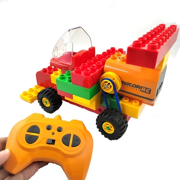 DIY 9656 Строительный блок для обучения механике с крупными частицами, радиоуправляемый автомобиль с двигателем для 45002 детей, роботизированный автомобиль Moc, игрушка из кирпичей