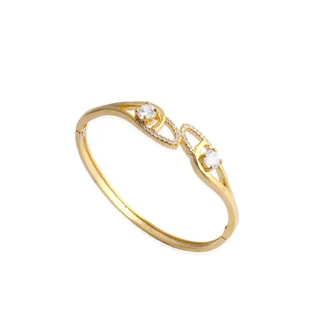 Fansheng Fashion золотые/серебряные браслеты с кубическим цирконом для женщин, браслет золотого / серебряного цвета для девочек