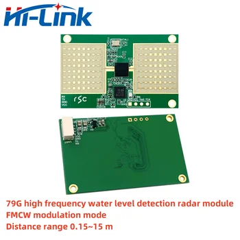 Hilink новый датчик определения уровня воды 79G Миллиметроволновый радарный модуль датчика дальности обнаружения 0.15 м ~ 15 м Выход UART HLK-7901B