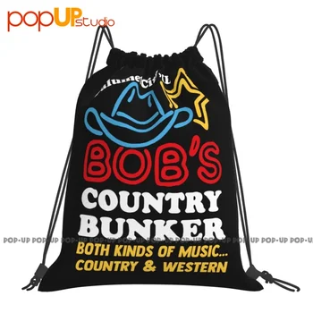 Il Bob'S Country Bunker Для музыки в стиле кантри и вестерн, сумки на шнурках, спортивная сумка, дорожная сумка для покупок.