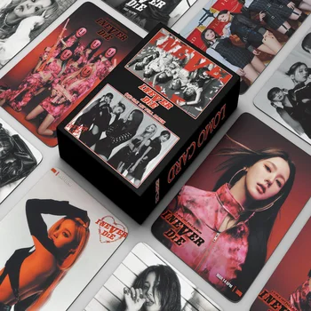 Kpop Альбом GIDLE INEVER DIE Lomo Cards (G) I-DLE Girls I Burn Фотокарточка Minnie Открытка Фанатам Подарок 54 шт./компл.