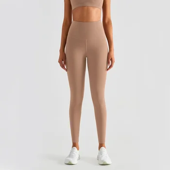 lulu 2023 Женские Леггинсы для йоги из ткани толщиной 29 дюймов, обтягивающие брюки для тренажерного зала с высокой посадкой, стрейчевые брюки для фитнеса