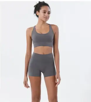 Luluwomen-pantalones cortos sin costuras para mujer, mallas deportivas de realce para correr, gimnasio Yoga,novedad de 2023