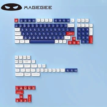 MageGee MG key cap киберспортивная клавиатура key cap 87/98/104 ключ Полный ключ Универсальный ключ cap в сборе DIY custom keyboard key cap ASA He