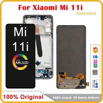 Mi 11i ЖК-Дисплей Для Xiaomi Mi 11i M2012K11G ЖК-дисплей С Сенсорным Экраном, Дигитайзер В Сборе, Панель Для Xiaomi Mi 11i Замена Экрана