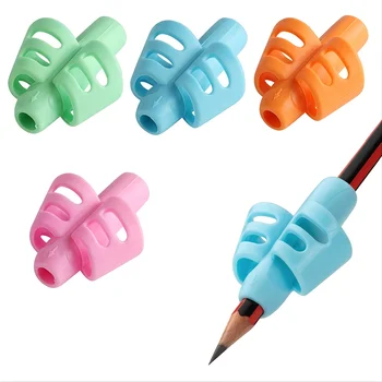 MOHAMM 4шт TPR Мягкие Клеевые ручки для карандашей для школьных принадлежностей Детский почерк