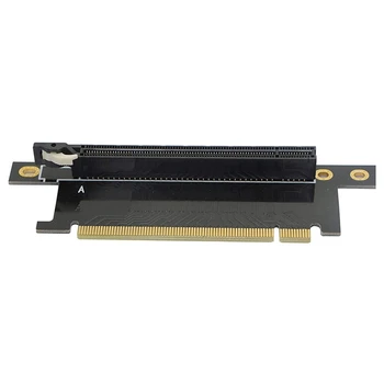 PCI-E 16X Riser Card, PCI Express 3.0 16X Удлинительный Кабель 90-Градусной Высокоскоростной Riser Card Для Компьютерного Серверного Шасси