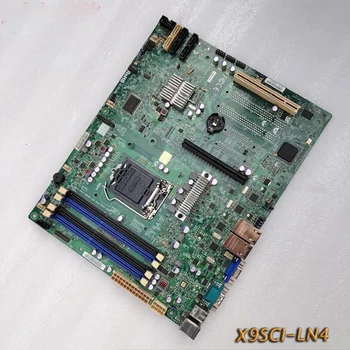 X9SCI-LN4 Для Supermicro Четырехгигабитный Сетевой Сервер ATX Материнская плата 1155 Intel C204 Xeon E3-1200 v2 Серии Core i3 2/3-го поколения