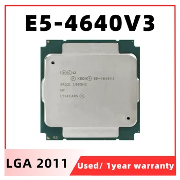 Xeon E5 4640V3 1,9 ГГц 12-ядерный 30-мегабайтный SmartCache E5 4640 V3 FCLGA2011-3 105 Вт E5-4640 V3
