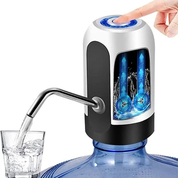 Автоматический насос для бутылок с водой Умный дозатор воды Зарядка через USB Электрический насос для кувшина Питьевой дозатор для дома и кемпинга