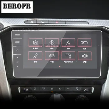 Автомобильная пленка для GPS-навигации, ЖК-экран, защитная пленка из закаленного стекла, Аксессуары для защиты от царапин для Volkswagen Arteon CC 2021-2023