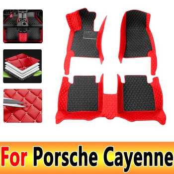 Автомобильные коврики для Porsche Cayenne 2006 2007 2008 2009 2010 (низкая комплектация) Пользовательские автомобильные накладки для ног автомобильные