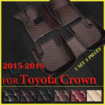 Автомобильные коврики для Toyota Crown 2015 2016 2017 2018, Автомобильные накладки для ног, Автомобильные Ковровые покрытия, Аксессуары для интерьера