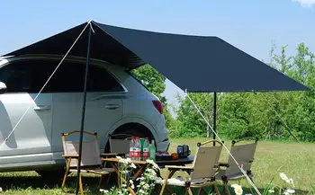 Автомобильные палатки для кемпинга, внедорожники, Автомобильные палатки для кемпинга на открытом воздухе, Водонепроницаемый Оксфордский Тент Для автомобиля, Просторные Хэтчбеки для путешествий на открытом воздухе