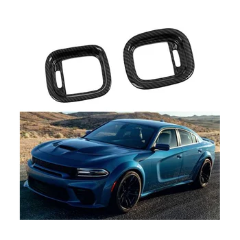 Автомобильный ABS из углеродного волокна Внутренняя панель приборной панели Боковое Вентиляционное отверстие для Dodge Charger 2015-2020 LHD