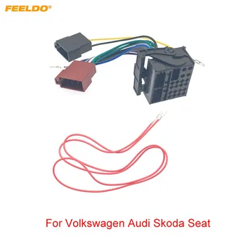 Автомобильный CD-Радио Аудио ISO Жгут Проводов Адаптер для Volkswagen Audi Skoda Seat Auto ISO Головные Устройства Провод Кабель