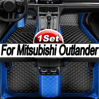 Автомобильный коврик для Mitsubishi Outlander Phev 2023, ковер Diamond, водонепроницаемый Кожаный Ковер Diamond, Женский Аксессуар для интерьера автомобиля