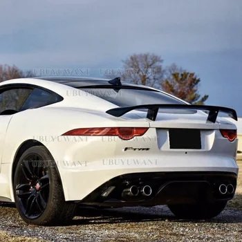 Автомобильный Стайлинг Подходит Для Jaguar F-type Spoiler 2014 2015 2016 Высококачественный Задний Спойлер Из Углеродного Волокна Хвост Багажник Крыло Багажник Для Губ Молдинг