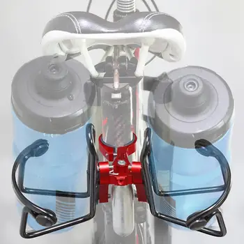 Адаптер для держателя клетки, Горный велосипед, Велосипедная бутылка для воды, Двойная стойка, зажим для подставки