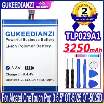 Аккумулятор GUKEEDIANZI 3250 мАч TLP029A1 Для Alcatel OneTouch Pop 3 5,5 