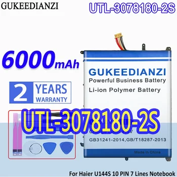 Аккумулятор GUKEEDIANZI Большой Емкости UTL-3078180-2S UTL30781802S 6000 мАч Для Аккумуляторов Ноутбуков Haier U144S 10 PIN 7 Lines
