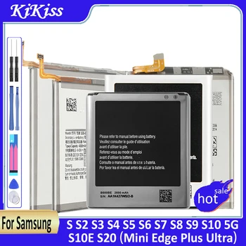 Аккумулятор для Samsung Galaxy S S2 S3 S4 S5 S6 S7 S8 S9 S10 5G S10E S20 mini Edge Plus Ultra SM G930F i9300 i9305 G950F G925S i9070