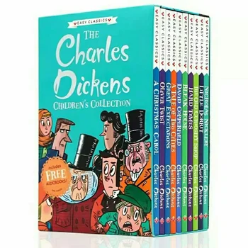 Английская книжка с картинками Для детского чтения CharIes Dickens 10 Английских оригинальных внеклассных детских книг livros