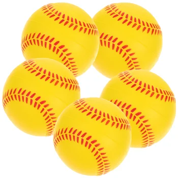 Бейсбольные бейсбольные мячи Тренировочные мячи с мягким мячом, тренировочные удары, Спортивная ловля ватина, подростковый софтбол, утяжеленный пеной по периметру