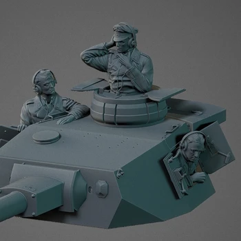 Белая модель советского солдата, отлитая под давлением из смолы в масштабе 1/35, модель нуждается в ручной раскраске, бесплатная доставка