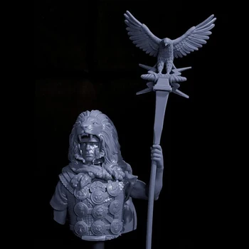 В разобранном виде 1/10 римский бюст солдат древних сил, фигурка из смолы, миниатюрные модельные наборы, неокрашенный