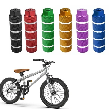 Велосипедные колышки из алюминиевого сплава Противоскользящая ведущая ножка для велосипеда MX Подходит для 3 8 Дюймовых осей Подножки Аксессуары для велосипедов
