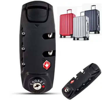 Вещевой мешок, запирающийся на замок дорожный чемодан TSA, 3-значный пароль, кодовый замок для багажа, проволочный замок безопасности, замок для дорожной сумки